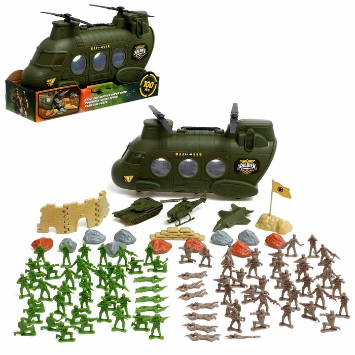 Набор игровой «Военная техника» набор военная техника на листе 10702070 030821 0237769 китай th h059 4