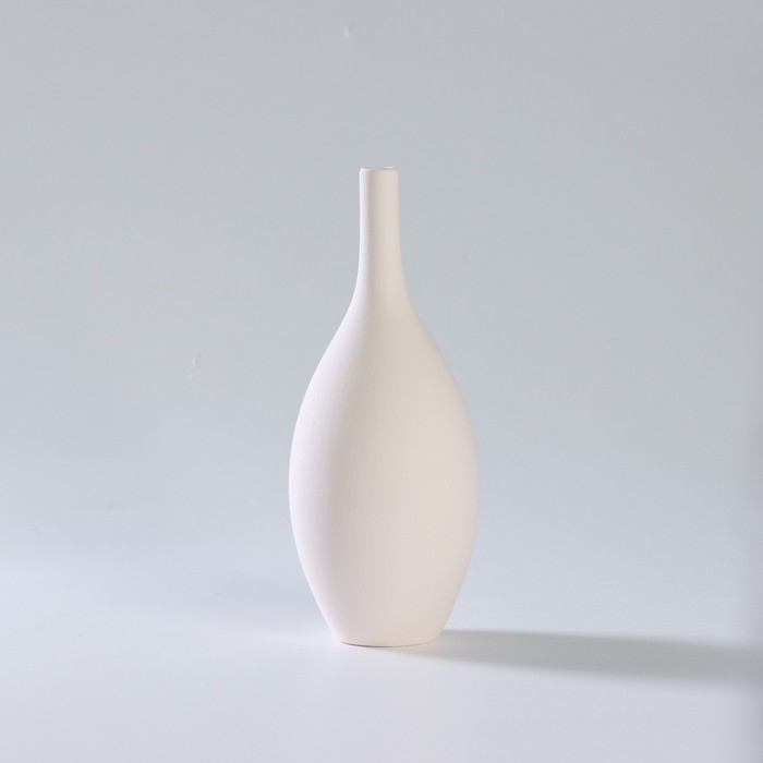 Ваза керамическая сервировочная, 9×22 см, цвет белый ваза сервировочная bronco soul kitchen