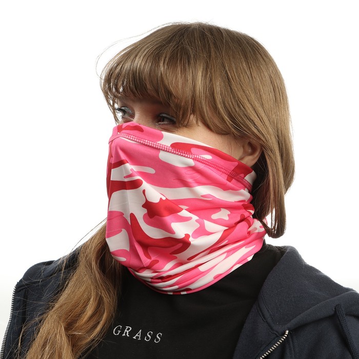 фото Ветрозащитная маска, размер универсальный, розовый хаки
