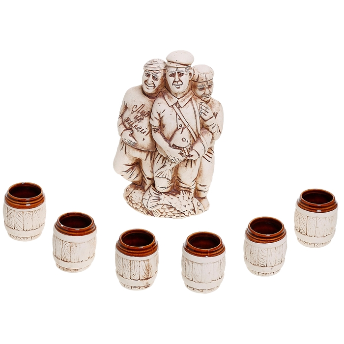 Штоф с рюмками "Бриллиантовая рука" 7 предметов, 0,75 л