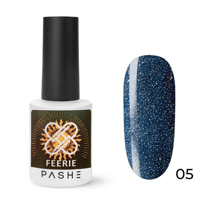 

Гель-лак Pashe Feerie, светоотражающий, №05 тайны сапфира, 9 мл