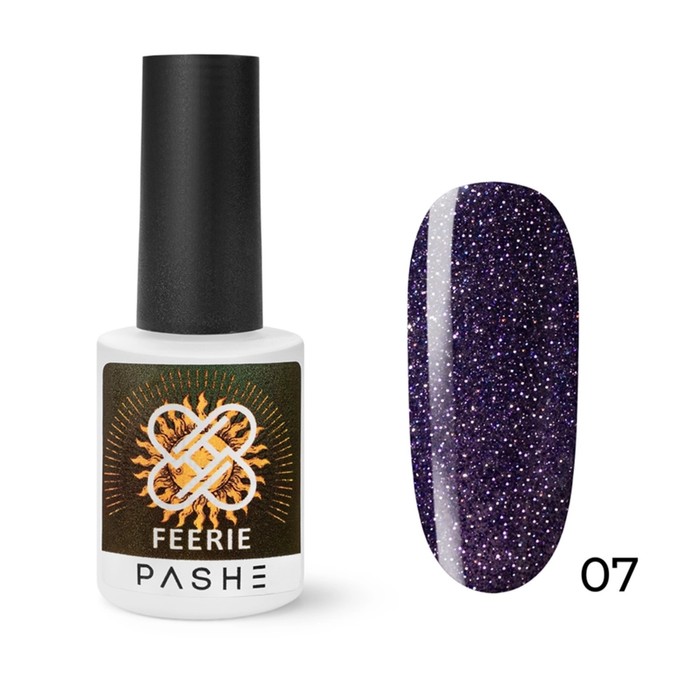 

Гель-лак Pashe Feerie, светоотражающий, №07 фиолетовые мосты, 9 мл