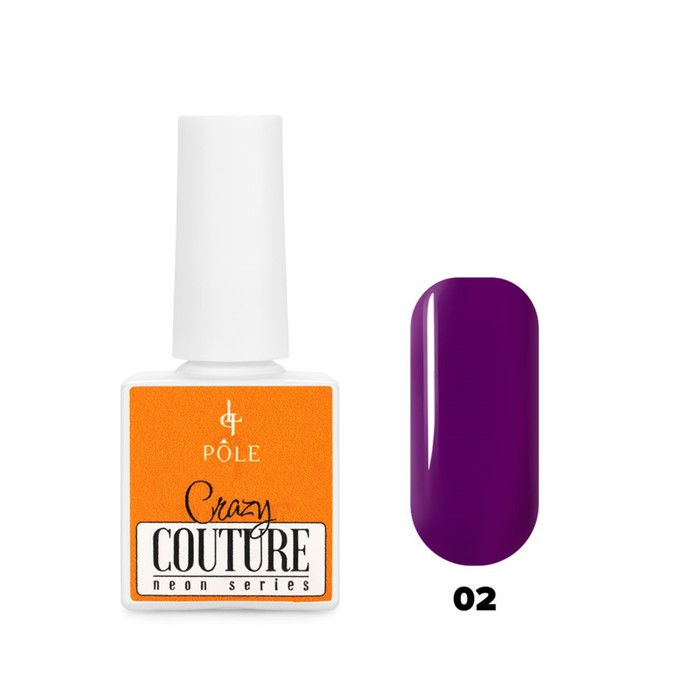 

Гель-лак Pole Neon Crazy Couture, №02 неоновый фиолетовый, 8 мл
