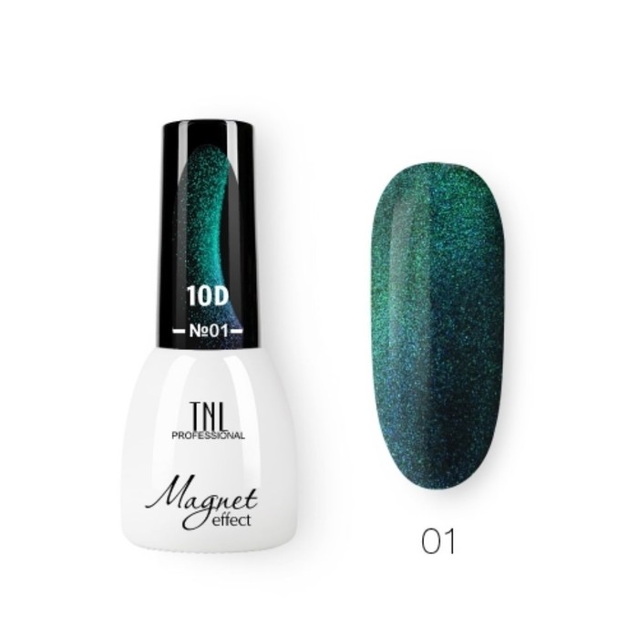 

Гель-лак TNL Professional «Кошачий глаз 10D», №01 голубой аквамарин, 7 мл