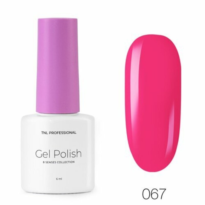 

Гель-лак TNL Professional Mini «8 чувств», №067 яркий малиновый, 6 мл