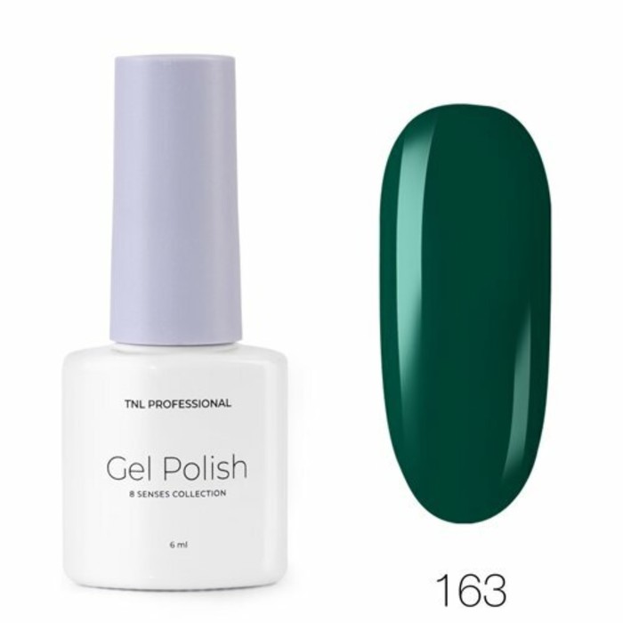 

Гель-лак TNL Professional Mini «8 чувств», №163 темно-изумрудный, 6 мл