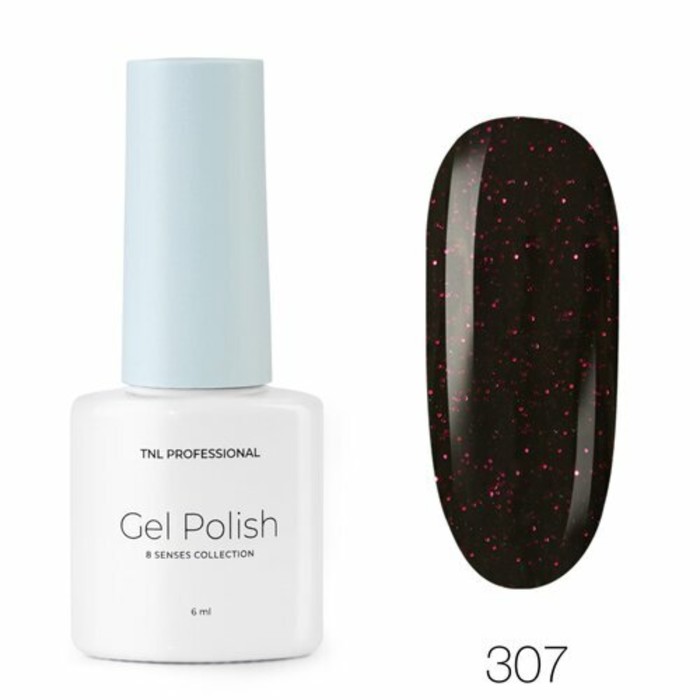 

Гель-лак TNL Professional Mini «8 чувств», №307 бордовая роза, 6 мл