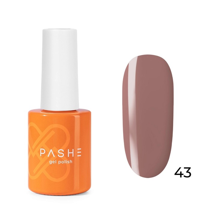 

Цветной гель-лак Pashe Atelier, №43 миндальный рассвет, 9 мл