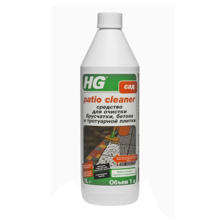 

Средство для очистки брусчатки, бетона и тротуарной плитки HG, 1 л
