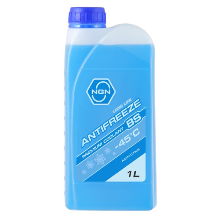 

Антифриз NGN BS -45 С, синий, 1 л
