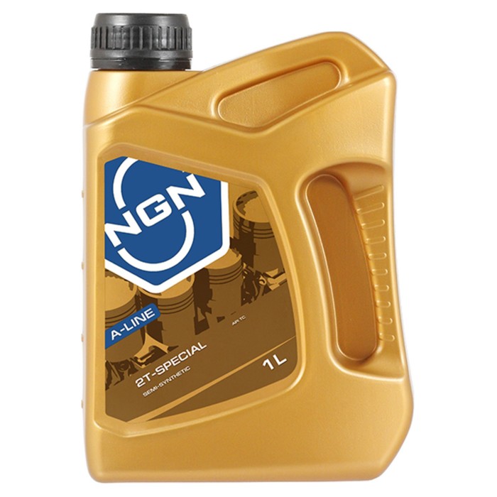 Масло моторное NGN A-Line 2T-SPECIAL, полусинтетическое, 1 л масло полусинтетическое 2t luxe super 1 л