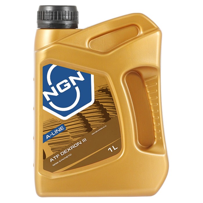 Масло трансмиссионное NGN A-Line ATF DEXRON III, синтетическое, 1 л масло трансмиссионное ngn a line atf universal синтетическое 60 л
