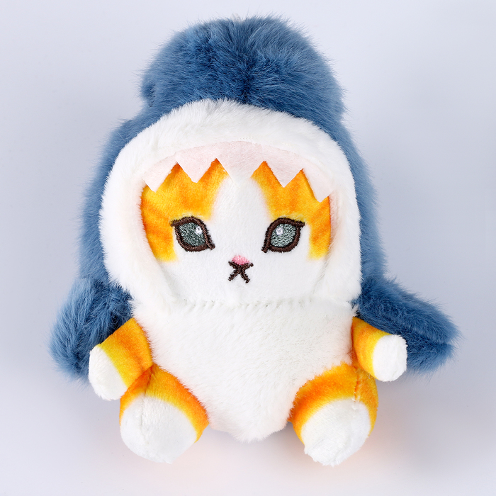 

Мягкая игрушка "Кот-акула" на брелоке, 11 см, цвет МИКС