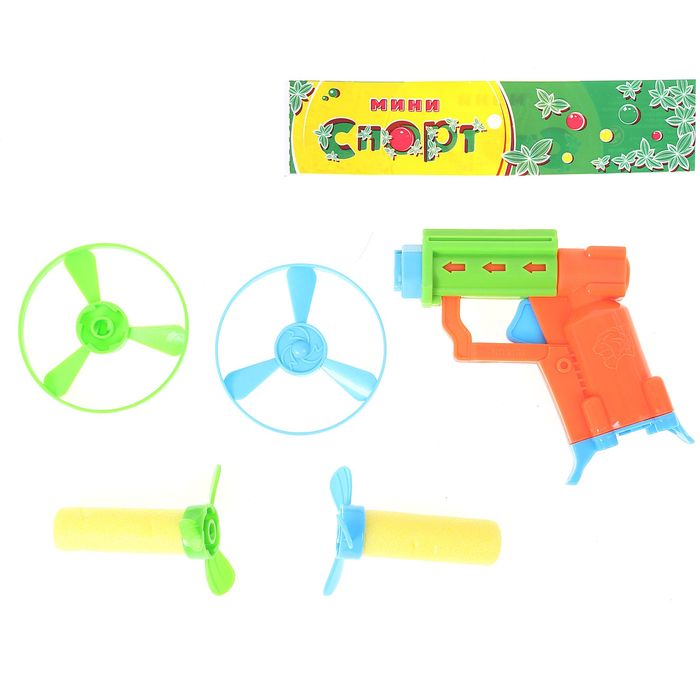 Вертушка "Стрелок", стреляет пулями-вертушками, цвета МИКС