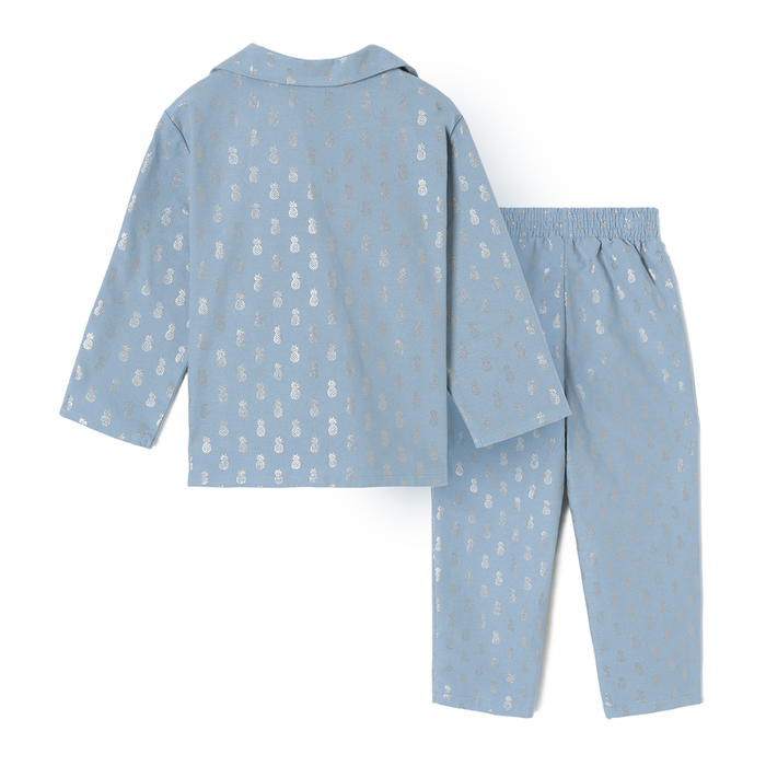 Пижама детская из фланели (рубашка, брюки) KAFTAN 