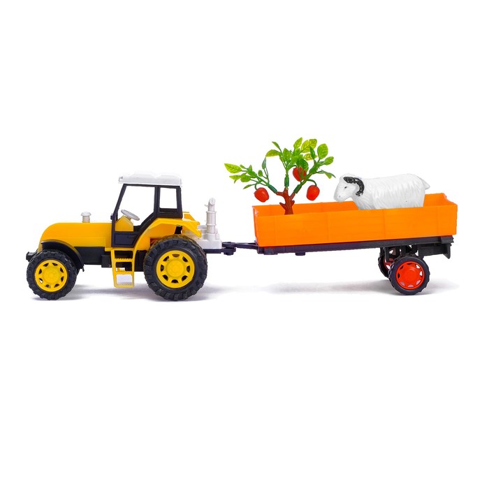 Трактор инерционный "Фермер", цвета МИКС