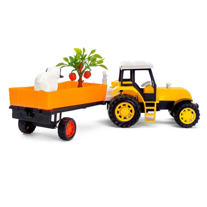 Трактор инерционный "Фермер", цвета МИКС