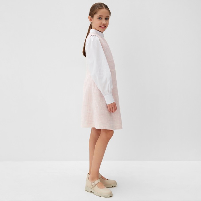 фото Платье для девочки minaku: partydress, цвет розовый, рост 158 см