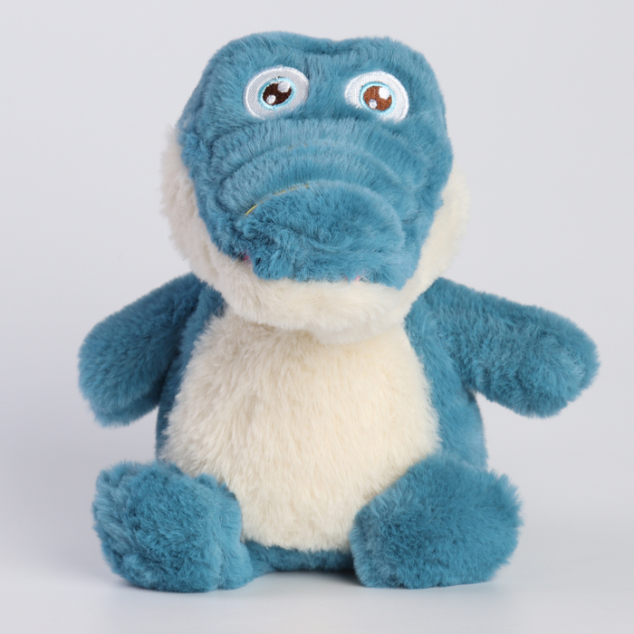 Мягкая игрушка Крокодил, 22 см, цвет синий