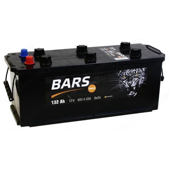 Аккумуляторная батарея BARS 132 Ач, 6СТ-132.4 L, прямая полярность