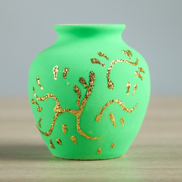 Ваза  "Бочонок" малая акрил Цвет МИКС