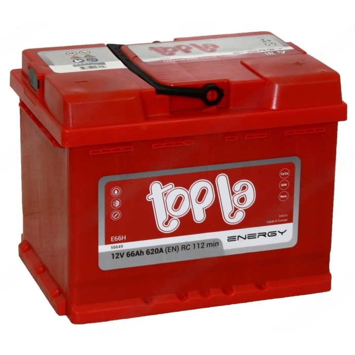 

Аккумуляторная батарея Topla Energy 66 Ач, TE 66.0, обратная полярность
