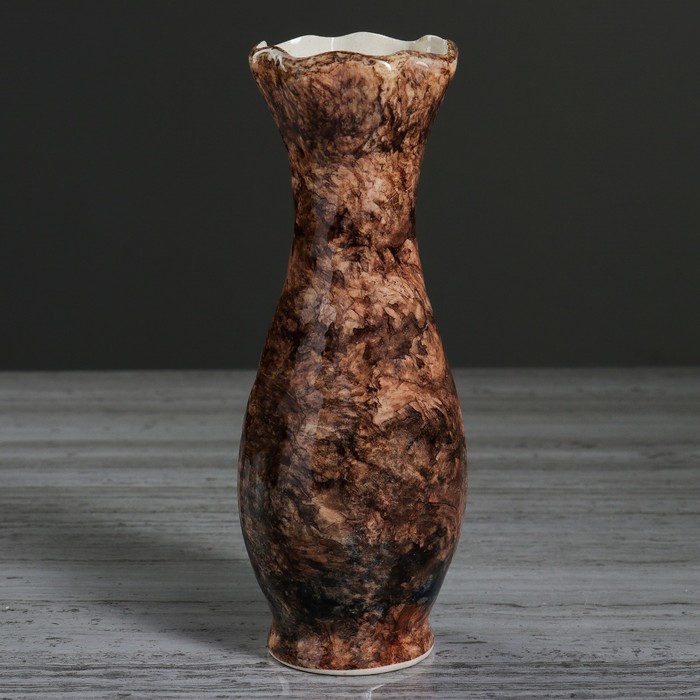 Ваза "Вьюнок" малая, мрамор, микс