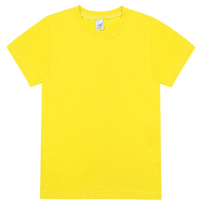 Футболка детская, цвет жёлтый, рост 98 см футболка детская цвет жёлтый рост 98 см