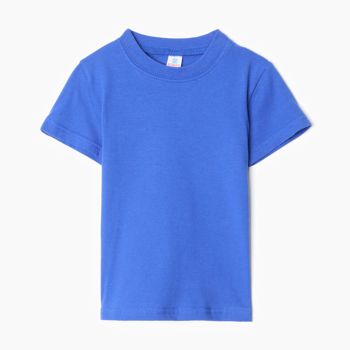 Футболка детская, цвет синий, рост 104 см детская футболка кружечка милый пикачу 104 синий
