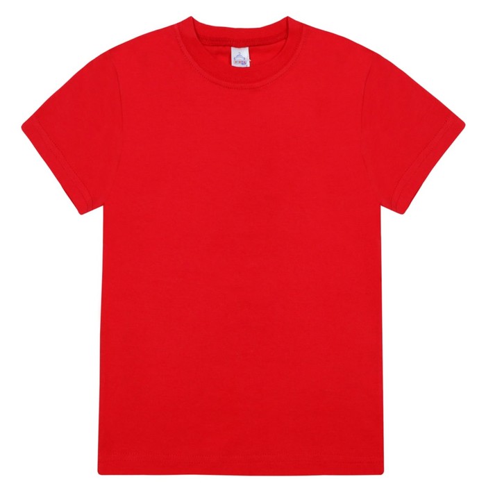 Футболка детская, цвет красный, рост 128 см детская футболка кактусы цветущие 128 красный