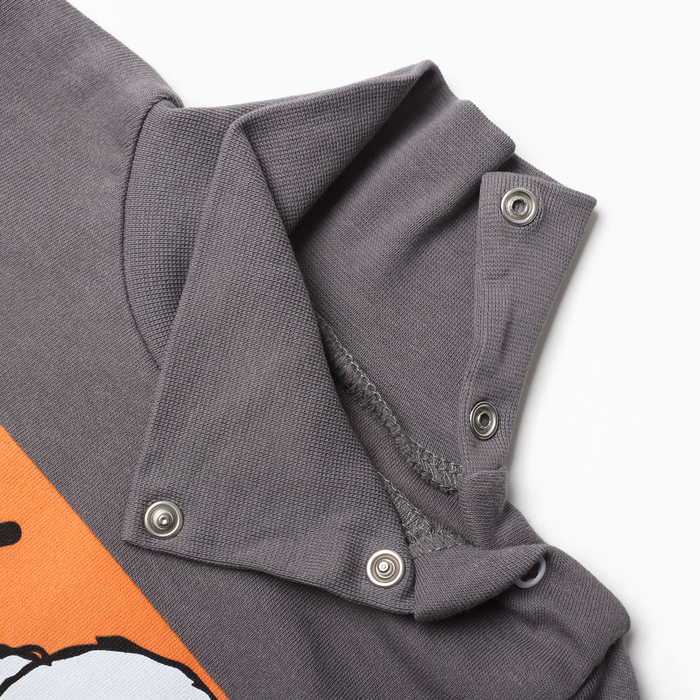 фото Водолазка для мальчиков, цвет графитовый, рост 92 см bonito