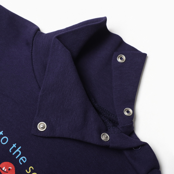 фото Водолазка для мальчиков, цвет тёмно-синий, рост 92 см bonito