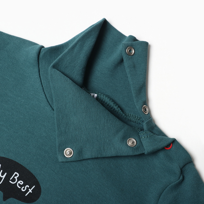 фото Водолазка для мальчиков, цвет изумрудный, рост 104 см bonito