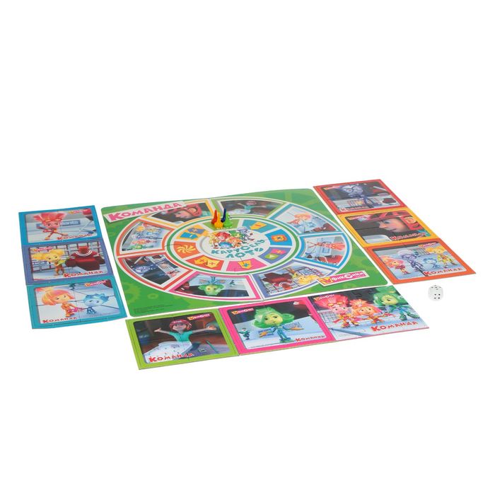 Настольная игра "Фиксики: Команда" + мини-пазл на 16 элементов
