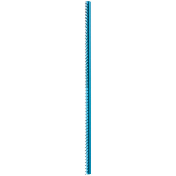 фото Расчёска delight алюминевая, 30 см, с круглой ручкой, 86 зубьев 36 мм, чёрно-синяя