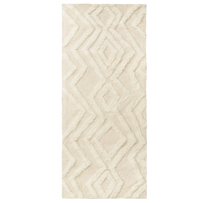 

Ковёр из новозеландской шерсти и хлопка Imphal Ethnic, размер 70x160 см