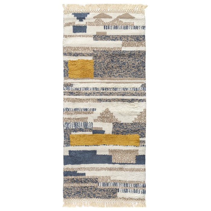 Ковёр из хлопка Kochi Ethnic, размер 70х160 см ковёр из хлопка kochi ethnic размер 160х230 см