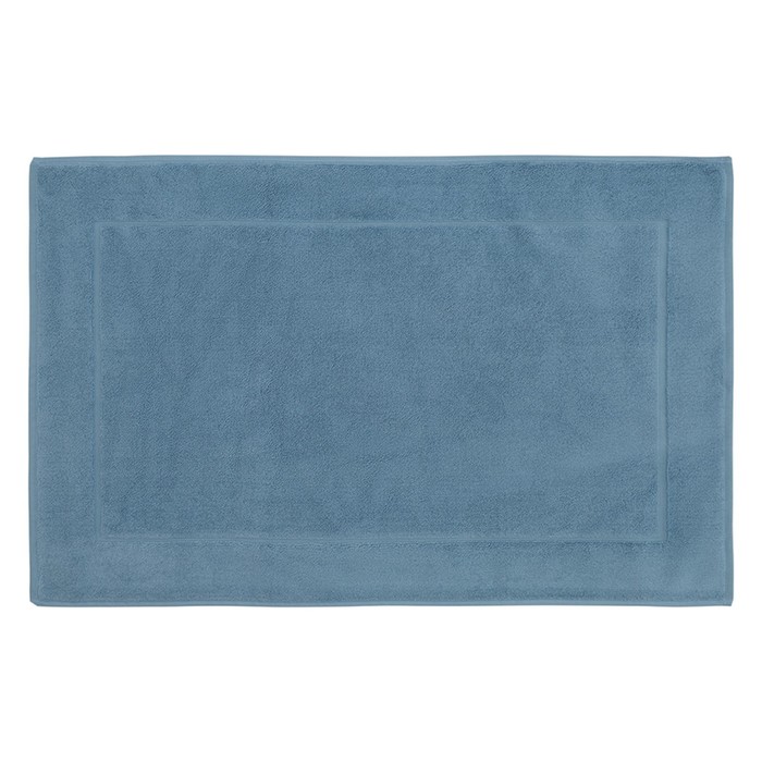 Коврик для ванной джинсово-синего цвета Essential, размер 50х80 см