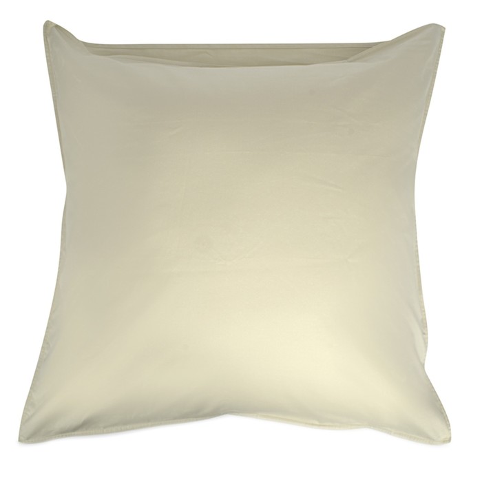 фото Набор из двух наволочек из сатина серо-бежевого цвета с брашинг-эффектом из коллекции essential 10 tkano