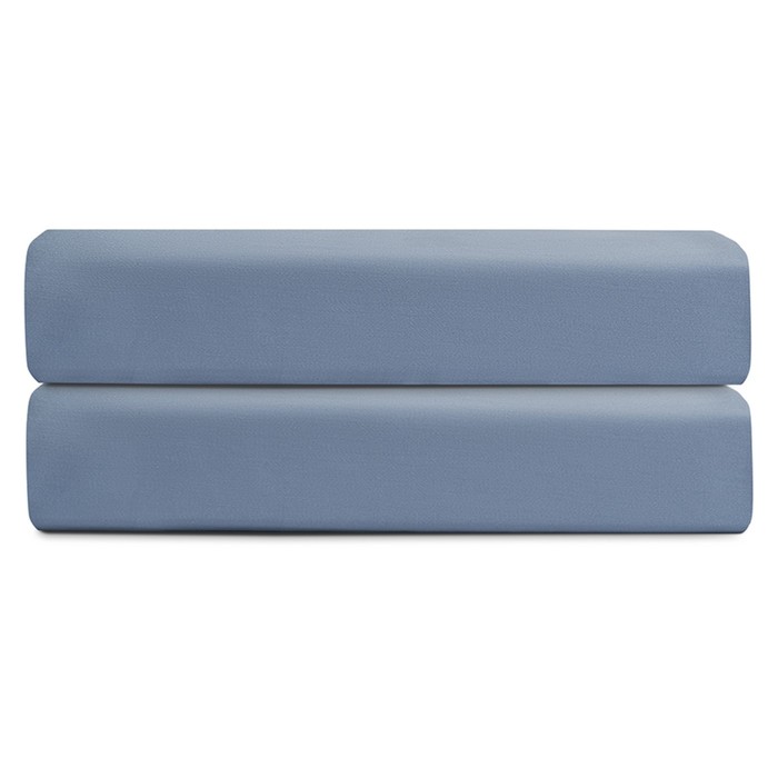 Простыня на резинке Essential, размер 160х200х30 см, цвет джинсово-синий простыня на резинке essential размер 160х200х30 см цвет джинсово синий