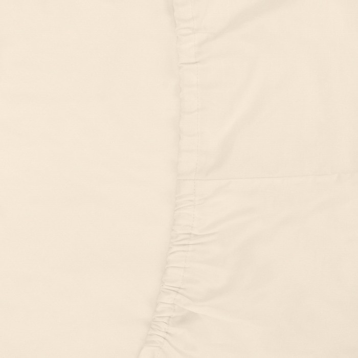 фото Простыня на резинке essential, размер 200х200х30 см, цвет кремовый tkano