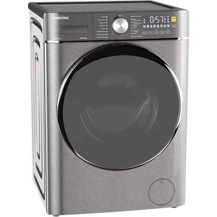 

Стиральная машина HIBERG i-WMQ8 - 10614 Ss, класс А+++, 1400 об/мин, до 10.5 кг,серебристая