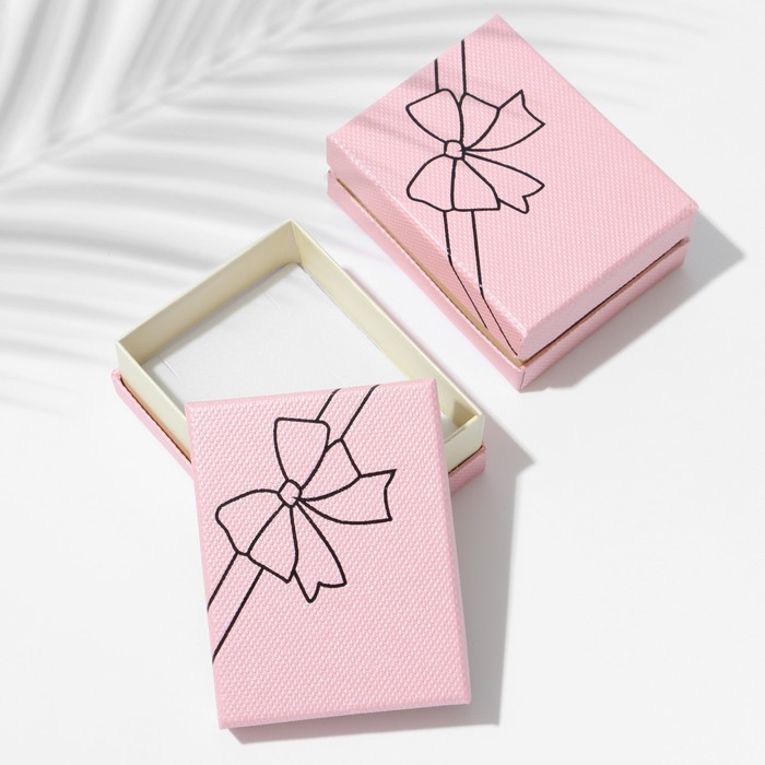 Коробочка подарочная под набор «Бантик», 7×9, цвет розовый коробочка подарочная под набор city 7 9 цвет микс