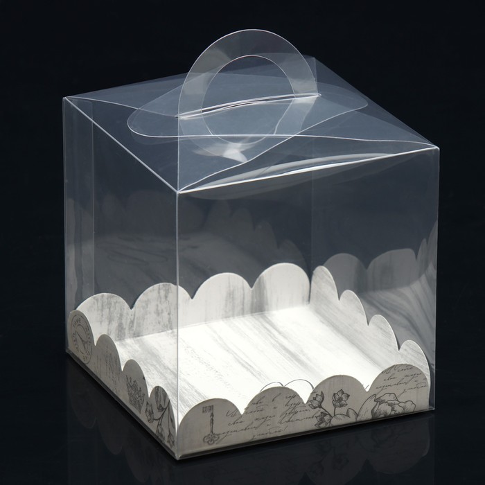 Коробка-сундук, кондитерская упаковка «Ключи от сердца», 11 х 11 х 11 см