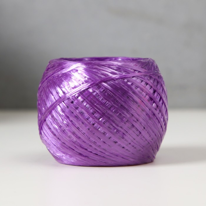 фото Пряжа "для вязания мочалок" 100% полипропилен 200м/50±10 гр в форме клубка (набор 3 шт микс #8) 1