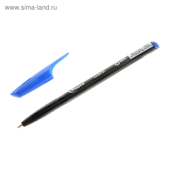

Ручка шариковая Maped Green Dark стержень синий, узел 0.6 мм, трехгранная, одноразовая