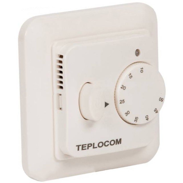 Термостат комнатный Teplocom TSF-220/16A, проводной, 16А
