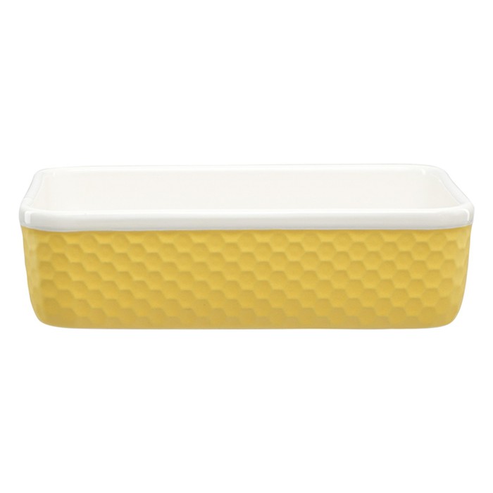 Блюдо для запекания Liberty Jones Marshmallow, размер 21.6х16.5 см, цвет лимонный блюдо для запекания marshmallow 216х165 см кремовое единый размер бежевый