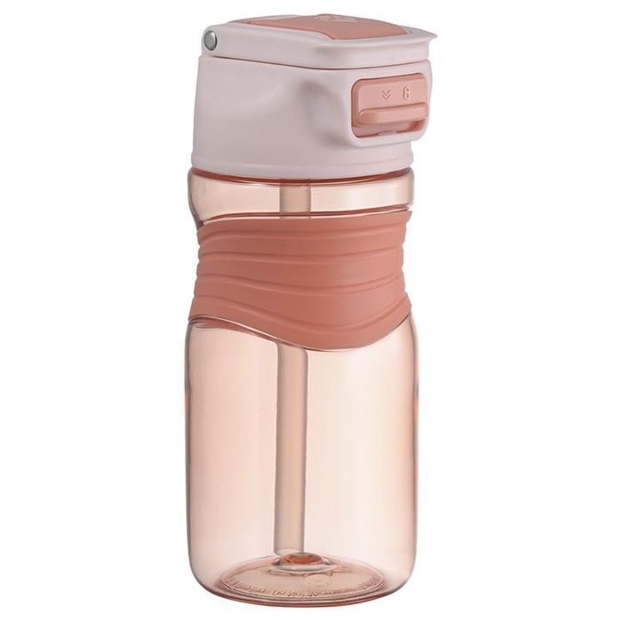 Бутылка для воды Smart Solutions Slow Sip, 450 мл, цвет розовый бутылка для воды smart solutions fresher 750 мл цвет розовый
