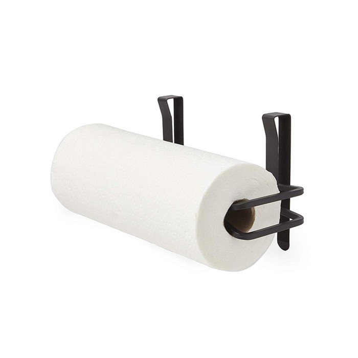 Держатель для бумажных полотенец подвесной Umbra Squire, цвет чёрный держатель для бумажных полотенец подвесной доляна 26×1 5×12 см цвет чёрный